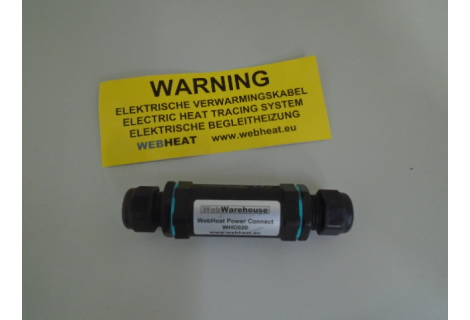 webheat power connector aansluitkabel verbinder